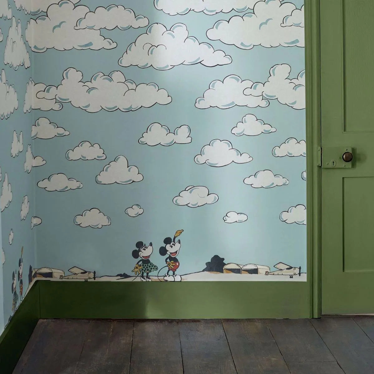 Mickey In The Clouds Wallpaper - Sanderson X Disney