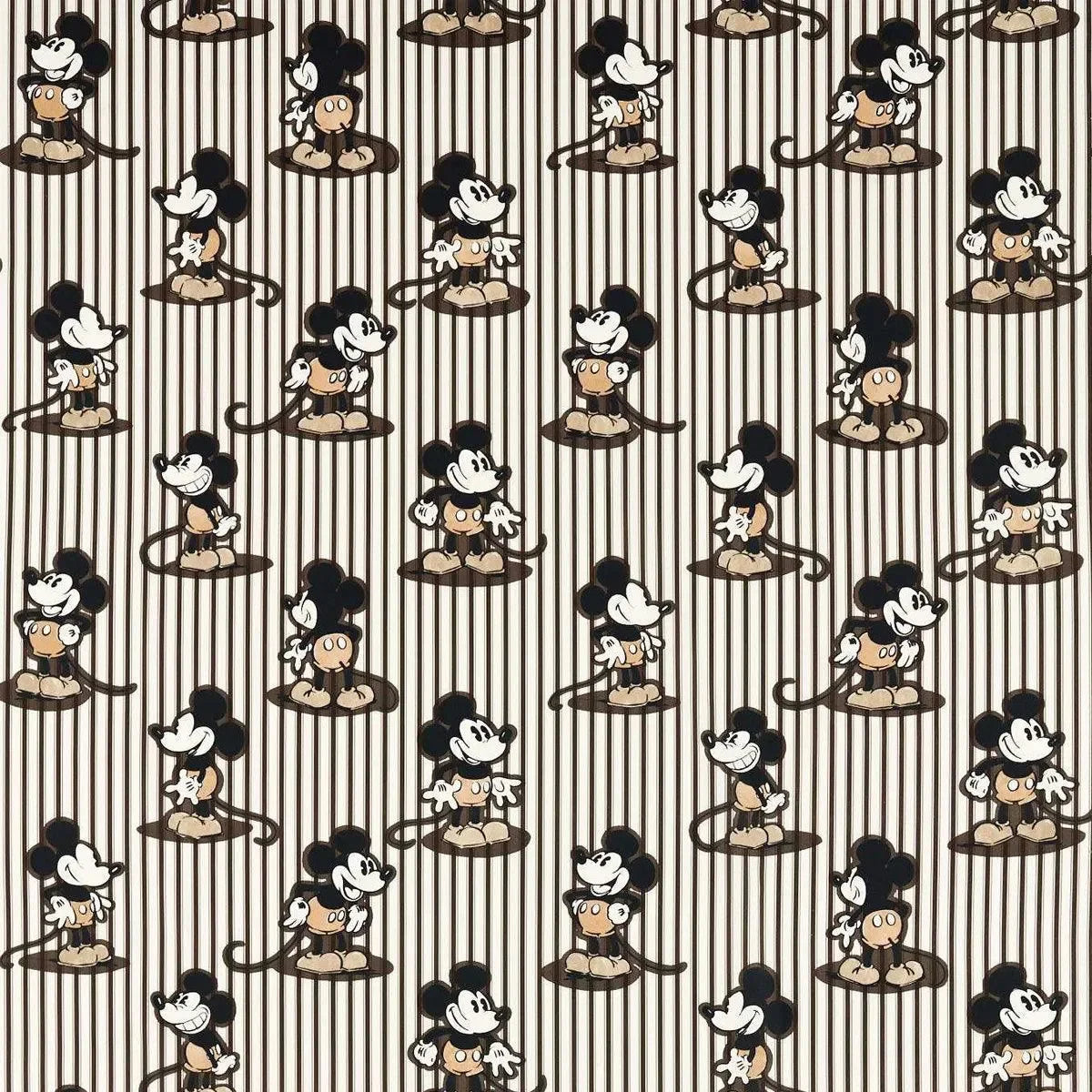 Mickey Stripe Fabric - Sanderson X Disney