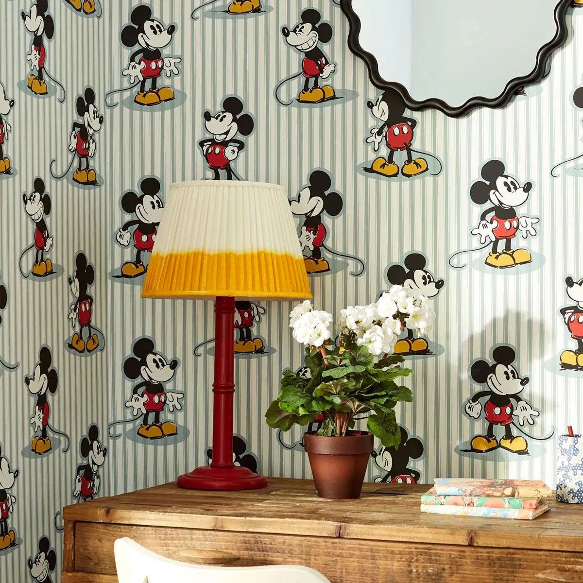 Mickey Stripe Wallpaper - Sanderson X Disney