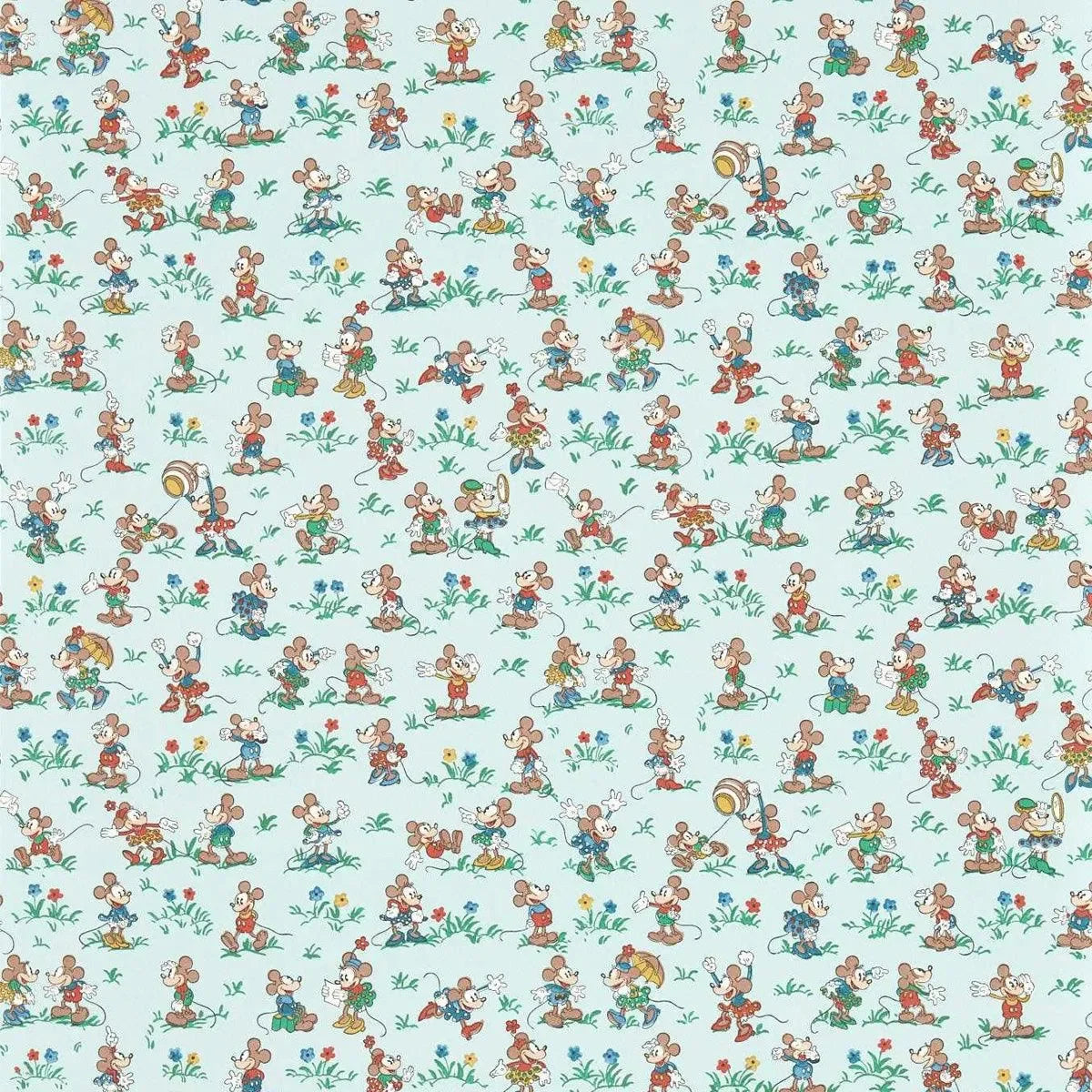 Mickey & Minnie Wallpaper - Sanderson X Disney