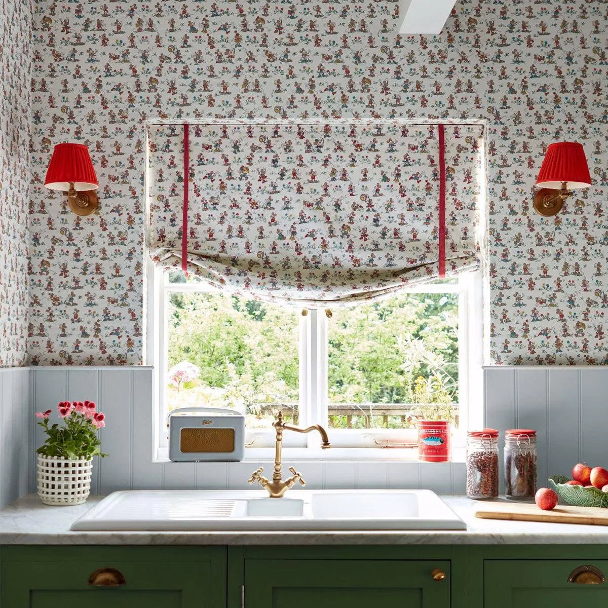 Mickey & Minnie Fabric - Sanderson X Disney