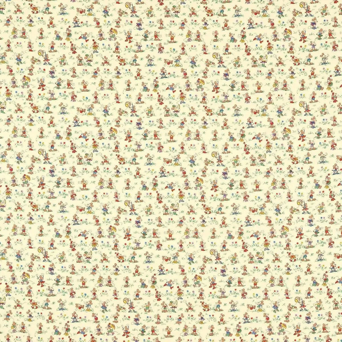 Mickey & Minnie Fabric - Sanderson X Disney