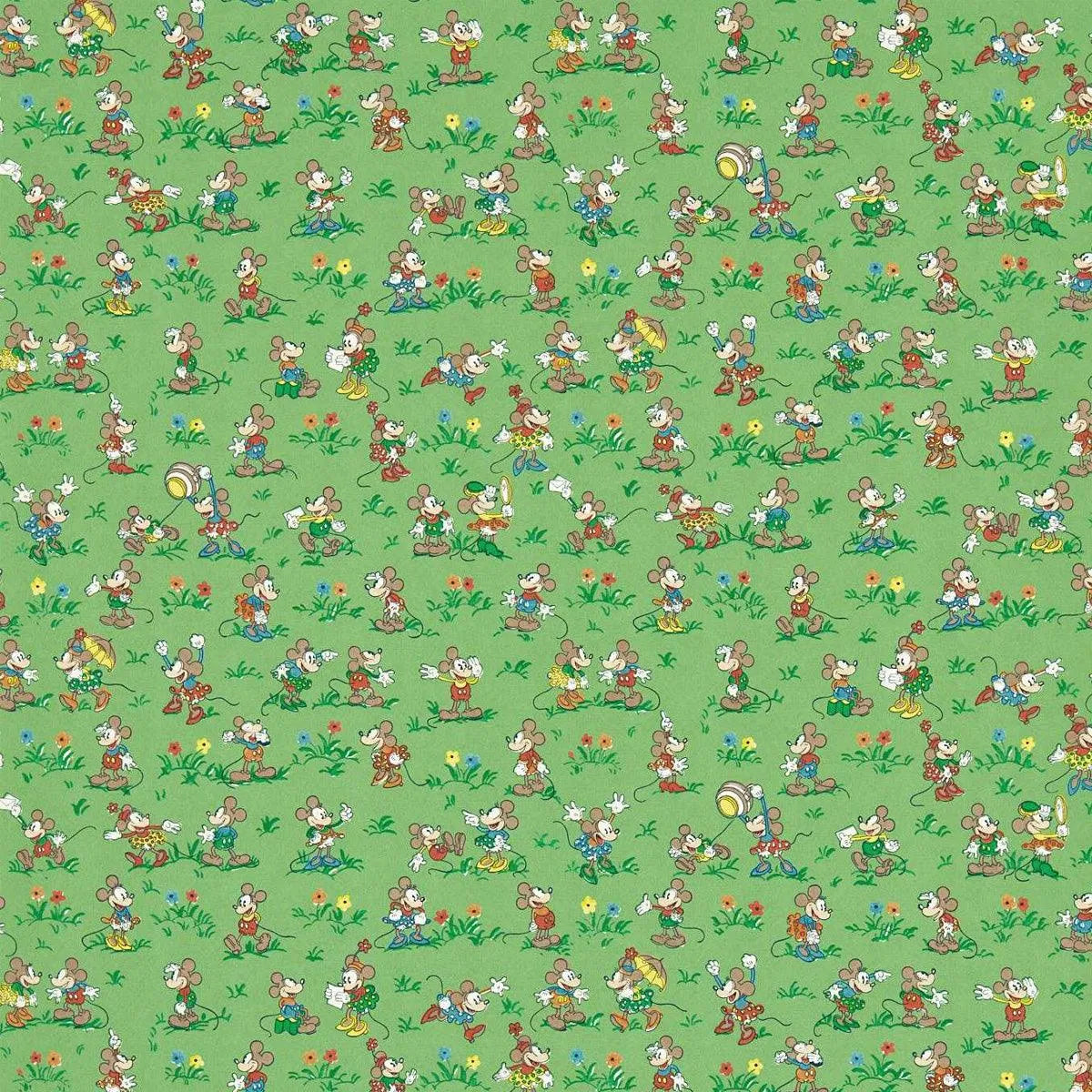 Mickey & Minnie Wallpaper - Sanderson X Disney