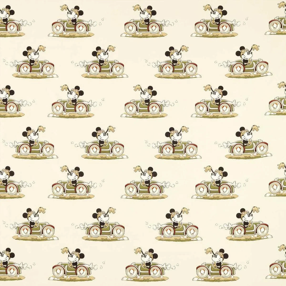 Minnie On The Move Fabric - Sanderson X Disney