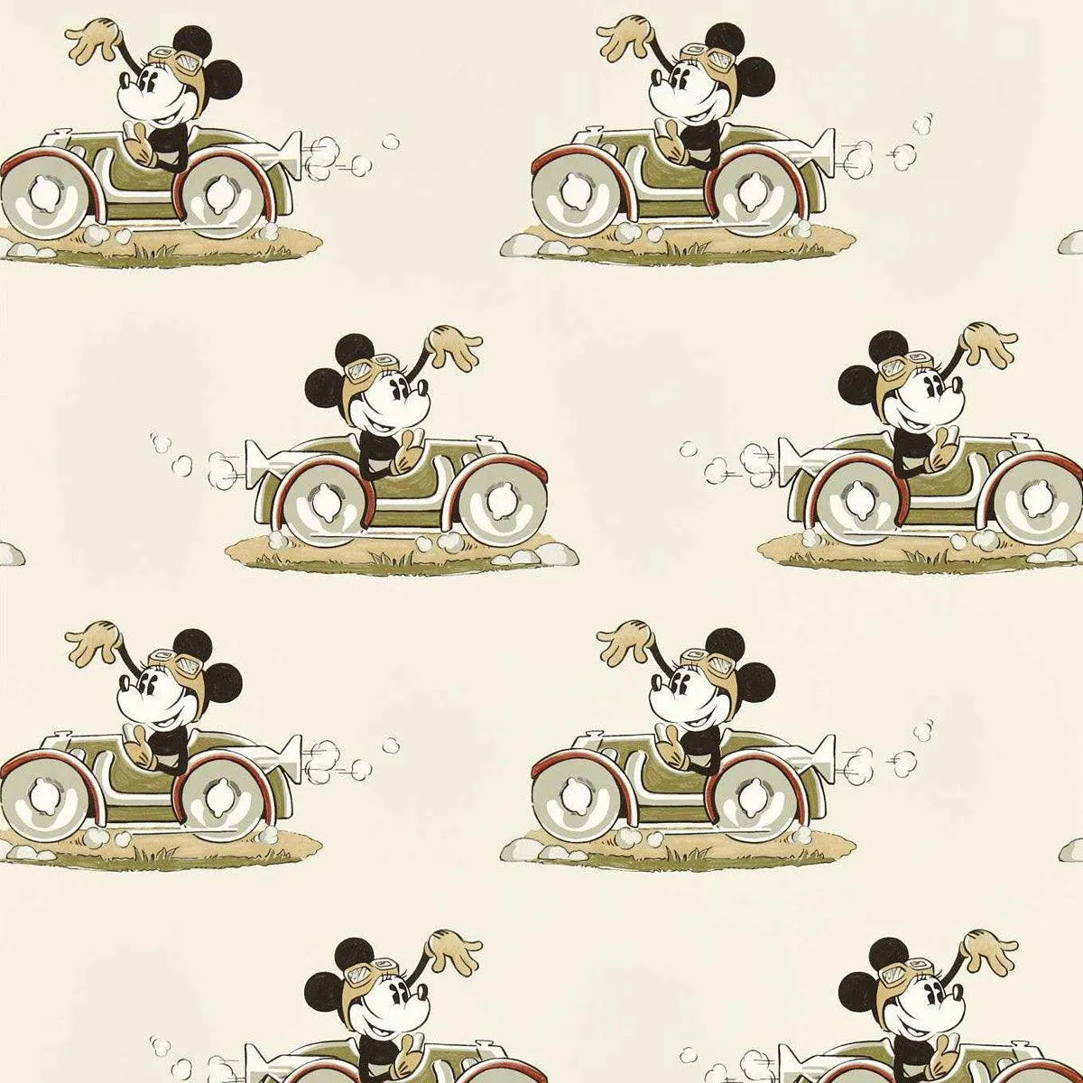 Minnie On The Move Wallpaper - Sanderson X Disney