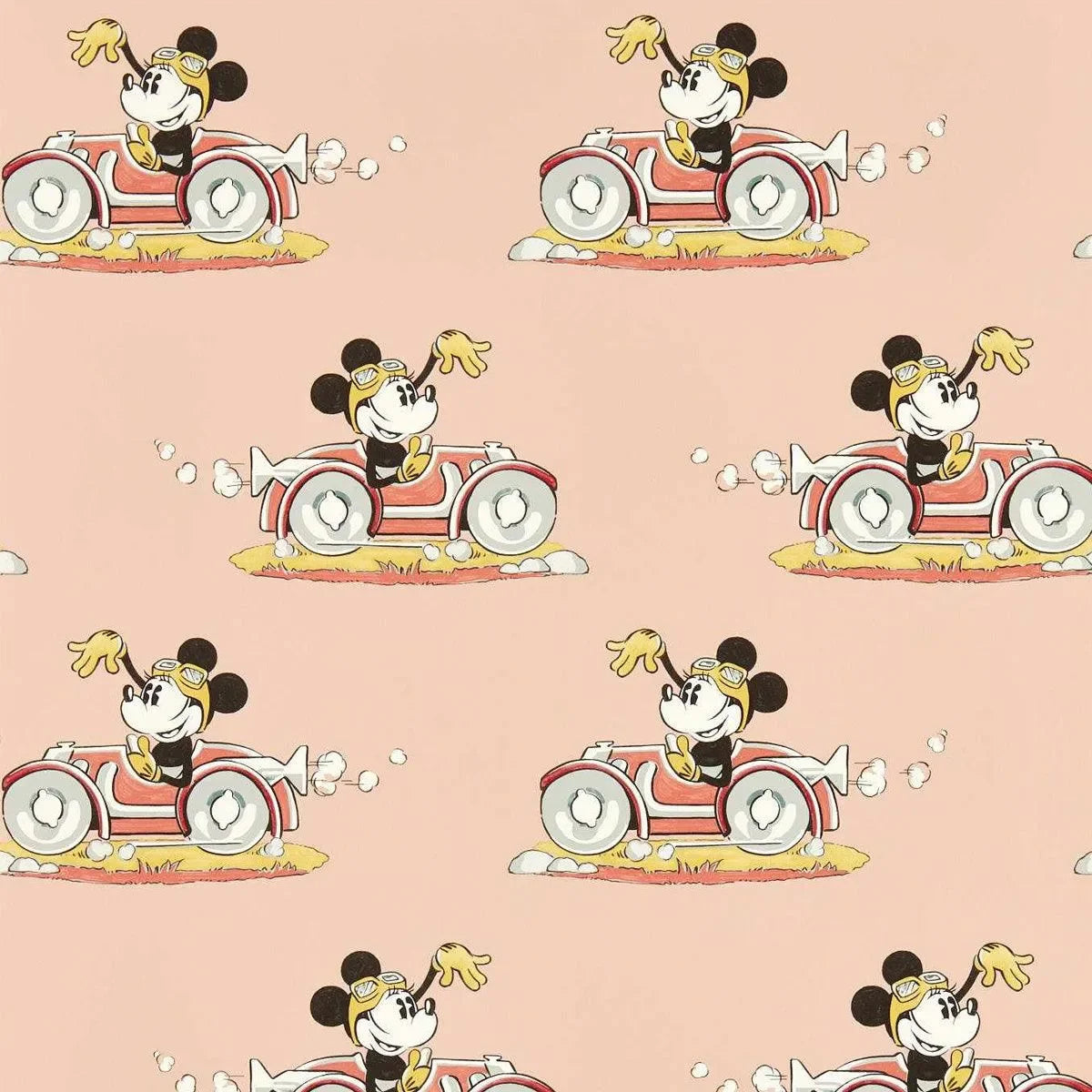 Minnie On The Move Wallpaper - Sanderson X Disney