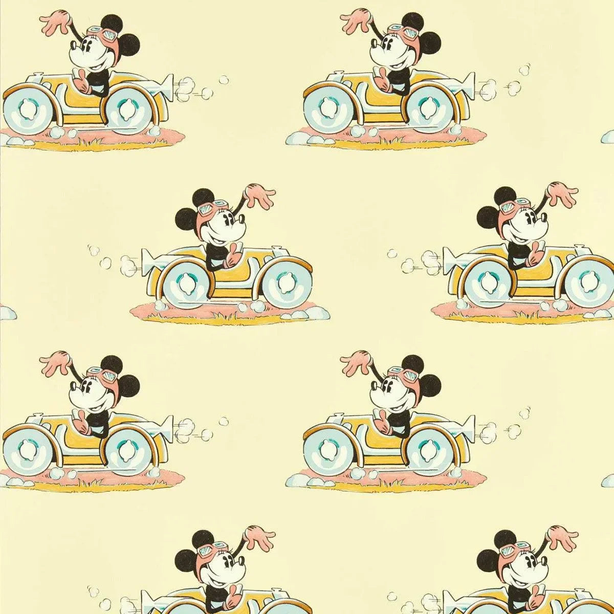 Minnie On The Move Wallpaper - Sanderson X Disney