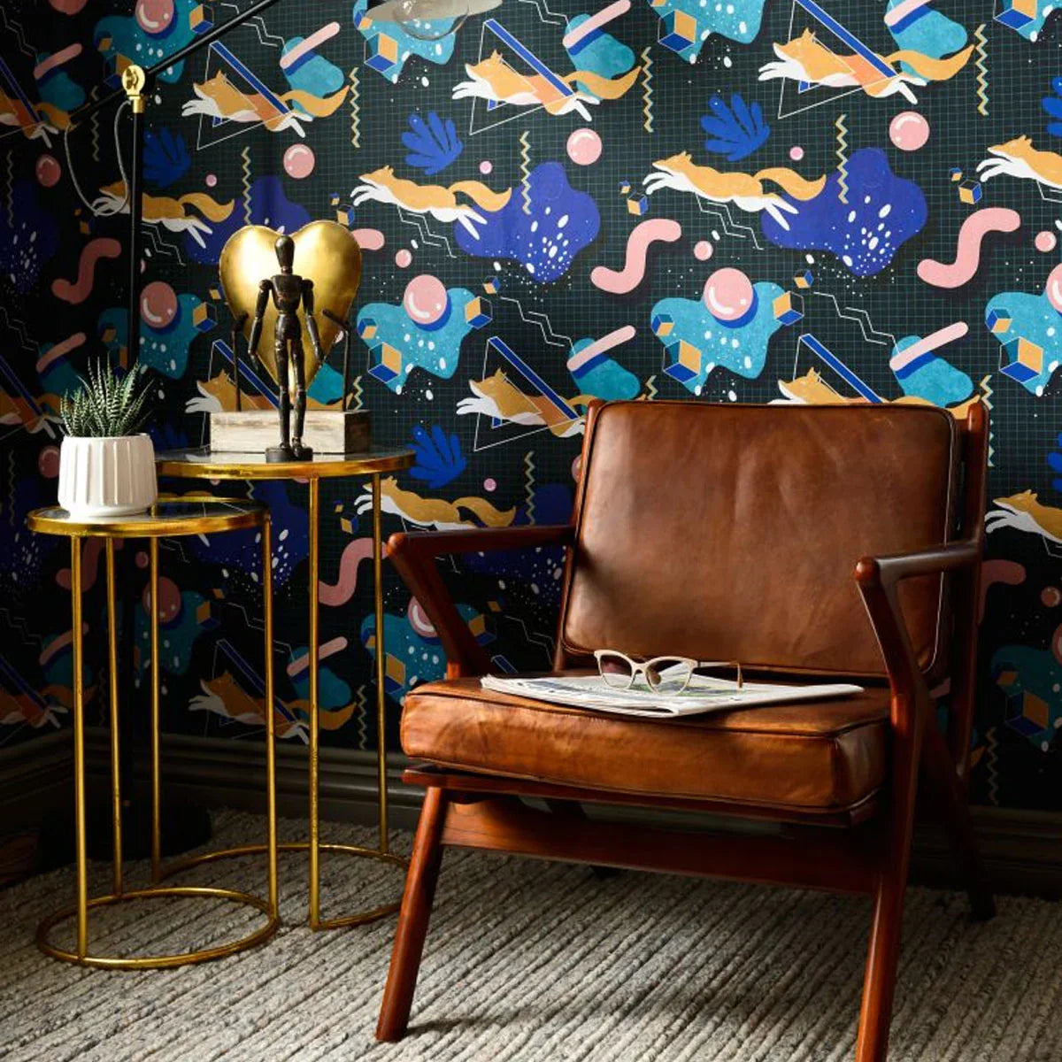 Modern Foxy Wallpaper - Mind The Gap