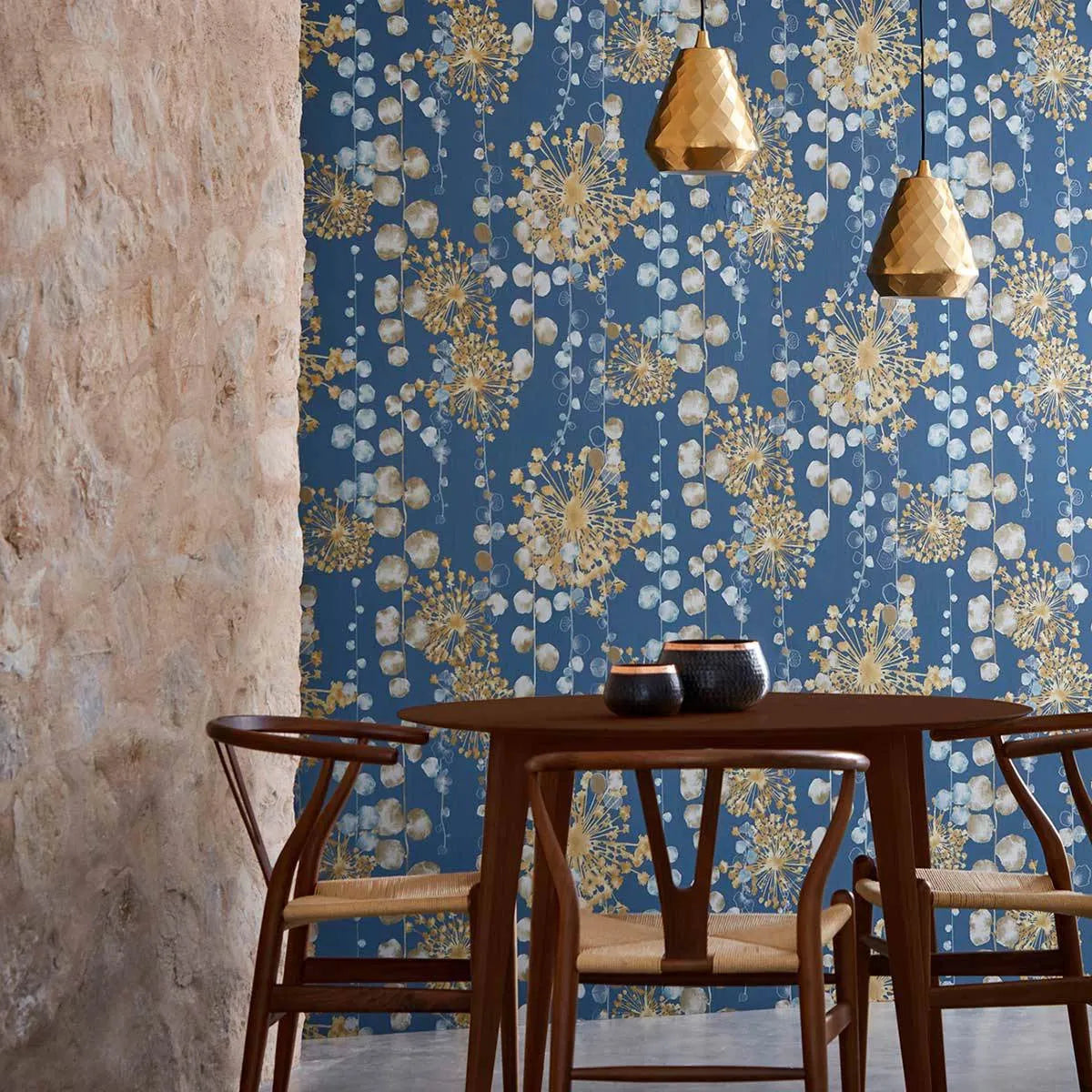Moku Wide Width Wallpaper - Harlequin
