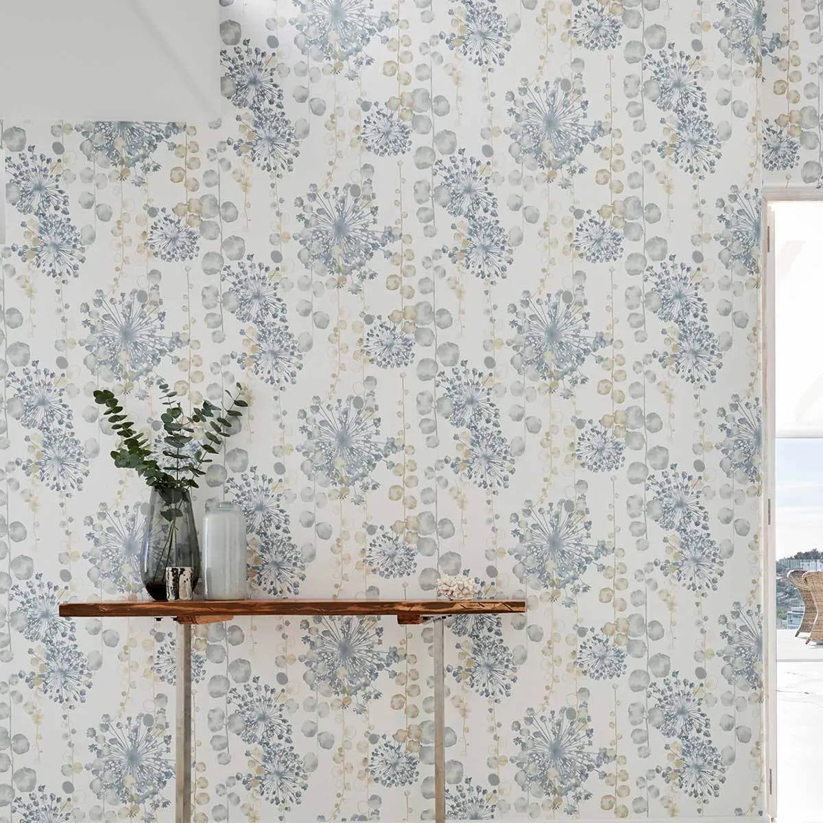 Moku Wide Width Wallpaper - Harlequin