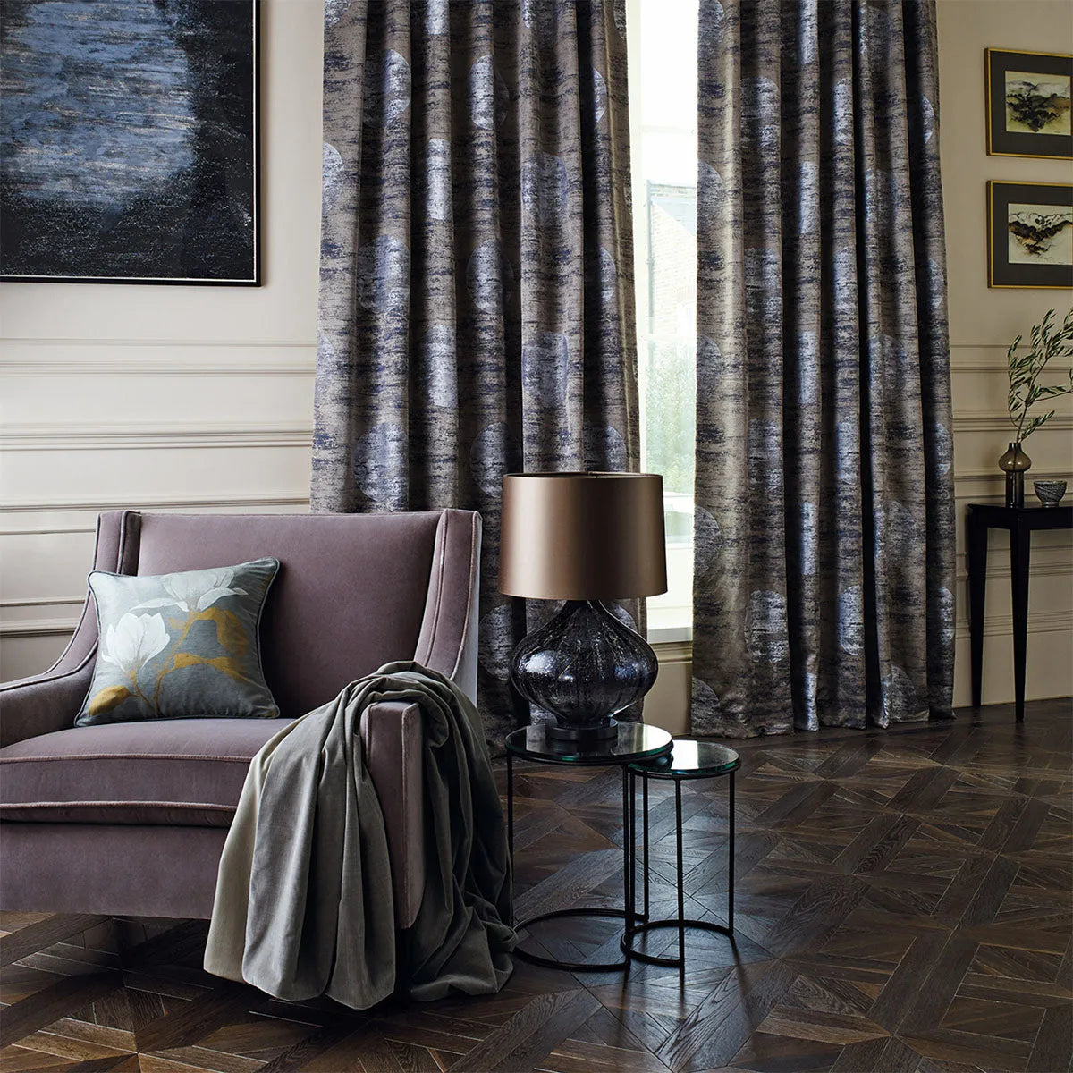 Moon Silk Fabric - Zoffany