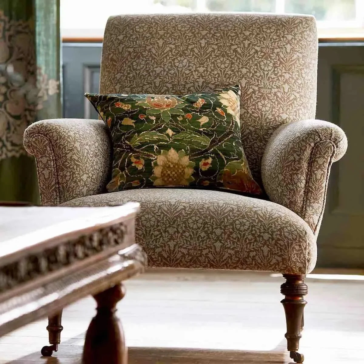 Bellflowers Weave Fabric - Morris & Co