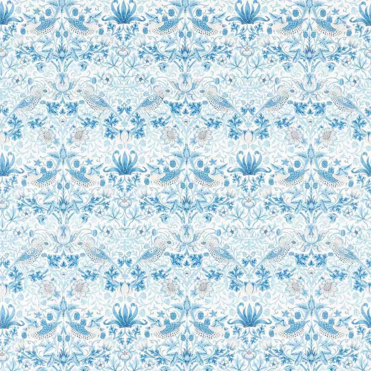 Simply Strawberry Thief Fabric - Morris & Co