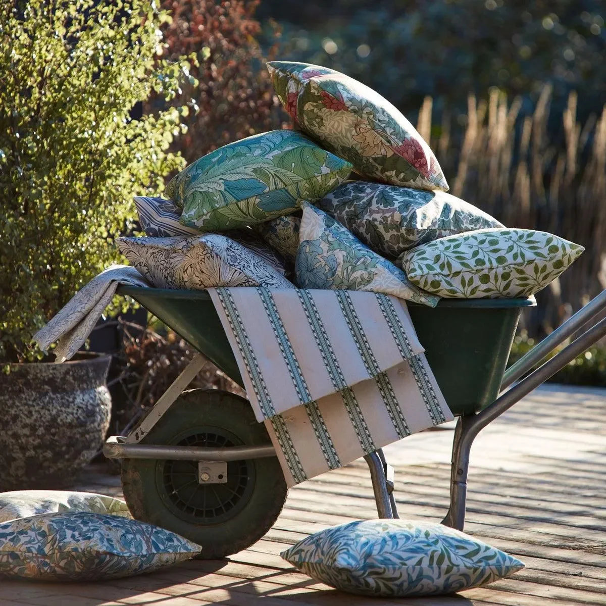 Holland Park Stripe Outdoor Fabric - Morris & Co