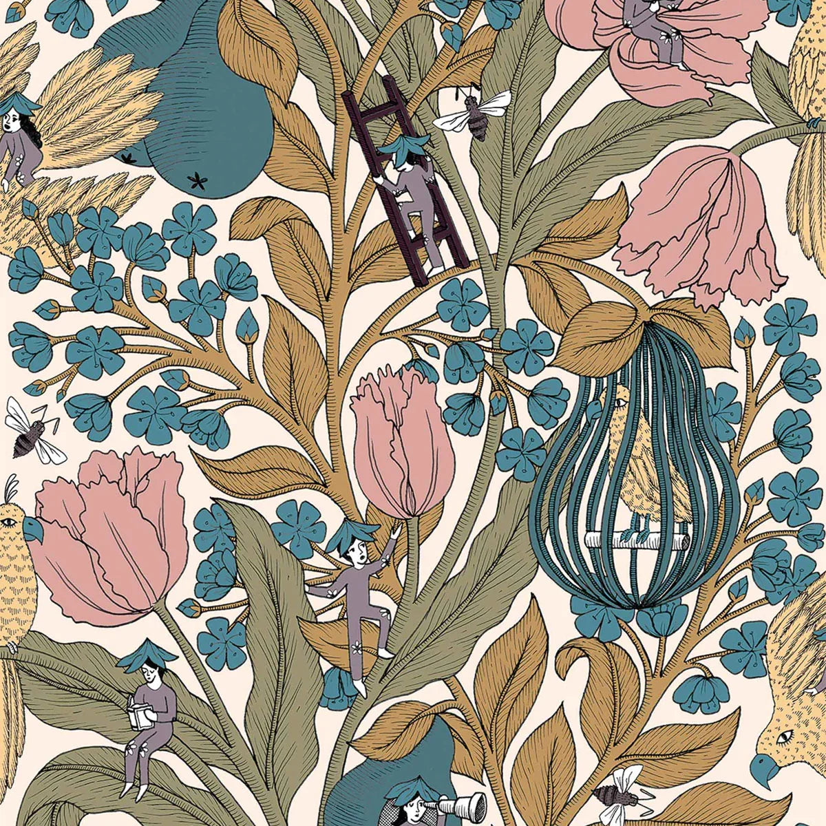 Neo-Belle-Epoque Wallpaper - Coordonne