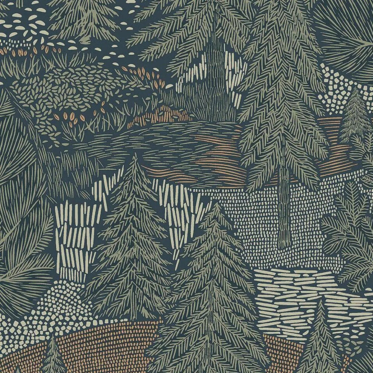 Northern Forest Wallpaper - Borastapeter
