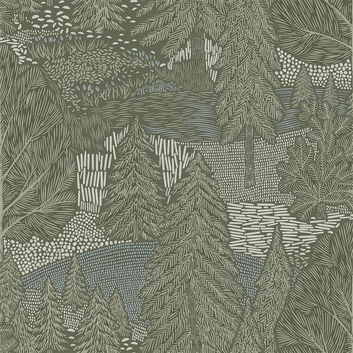 Northern Forest Wallpaper - Borastapeter