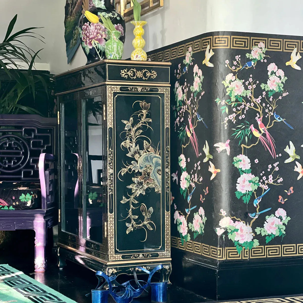 Nurture Dark Wallpaper - Wendy Morrison Design