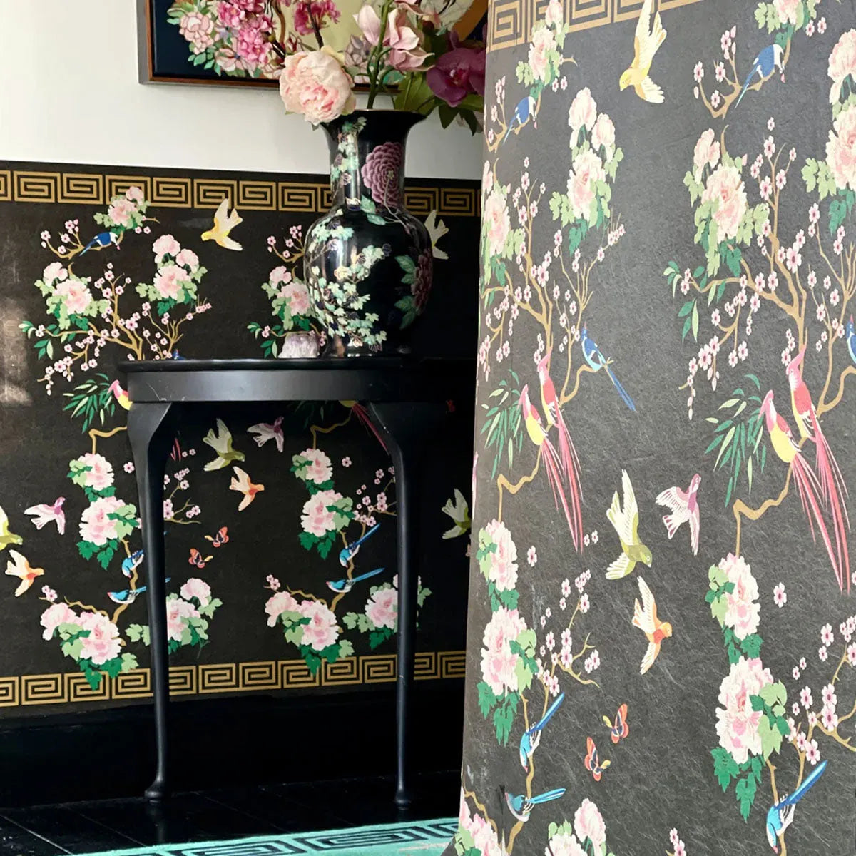 Nurture Dark Wallpaper - Wendy Morrison Design