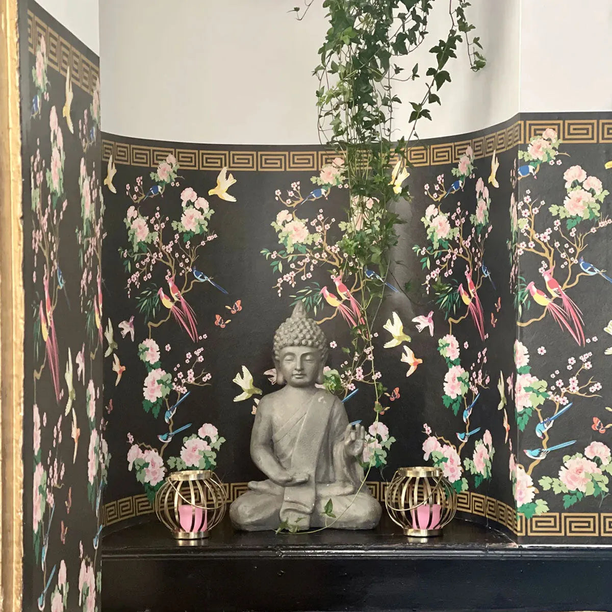 Nurture Dark Wallpaper - Wendy Morrison Design