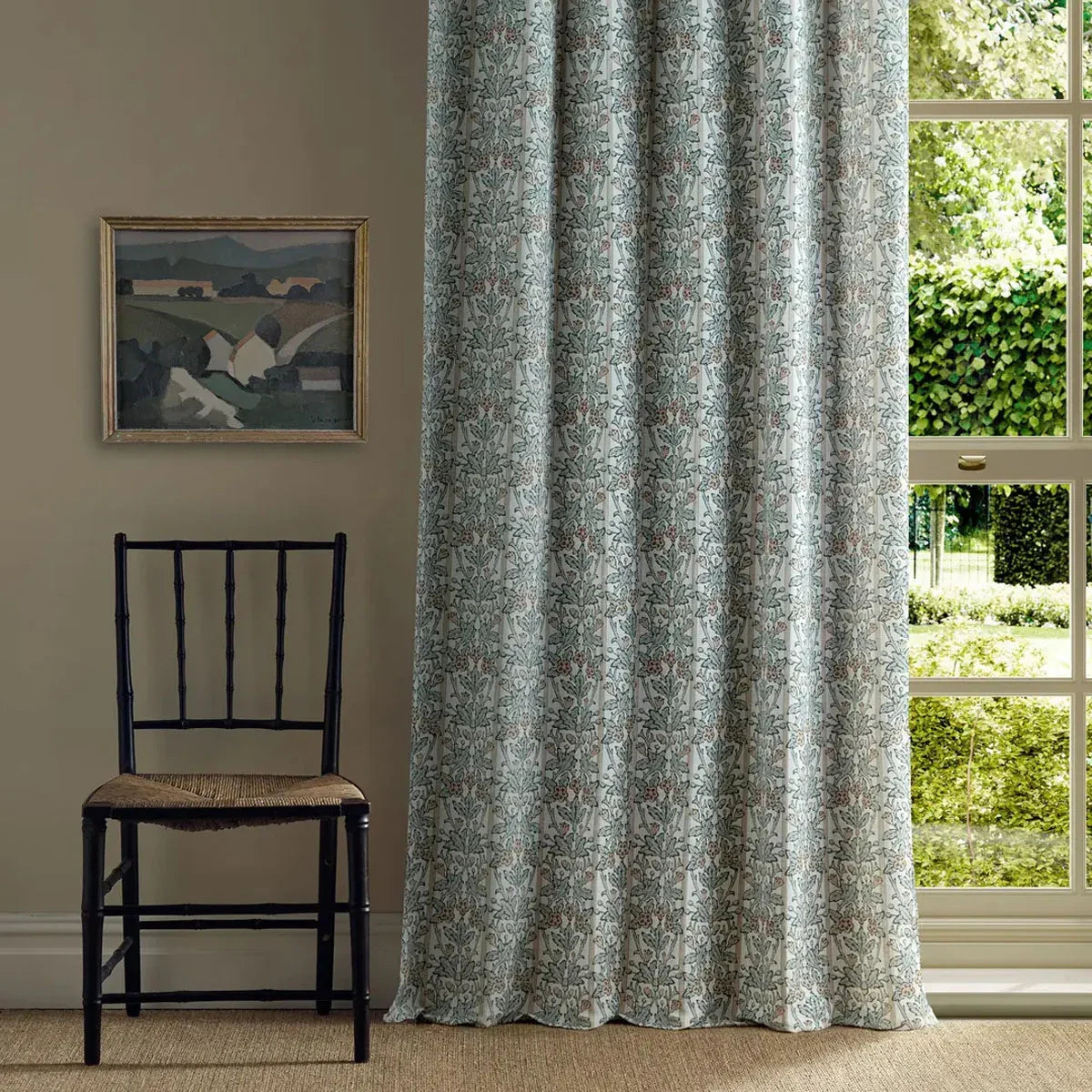 Oak & Blossom Fabric - Morris & Co