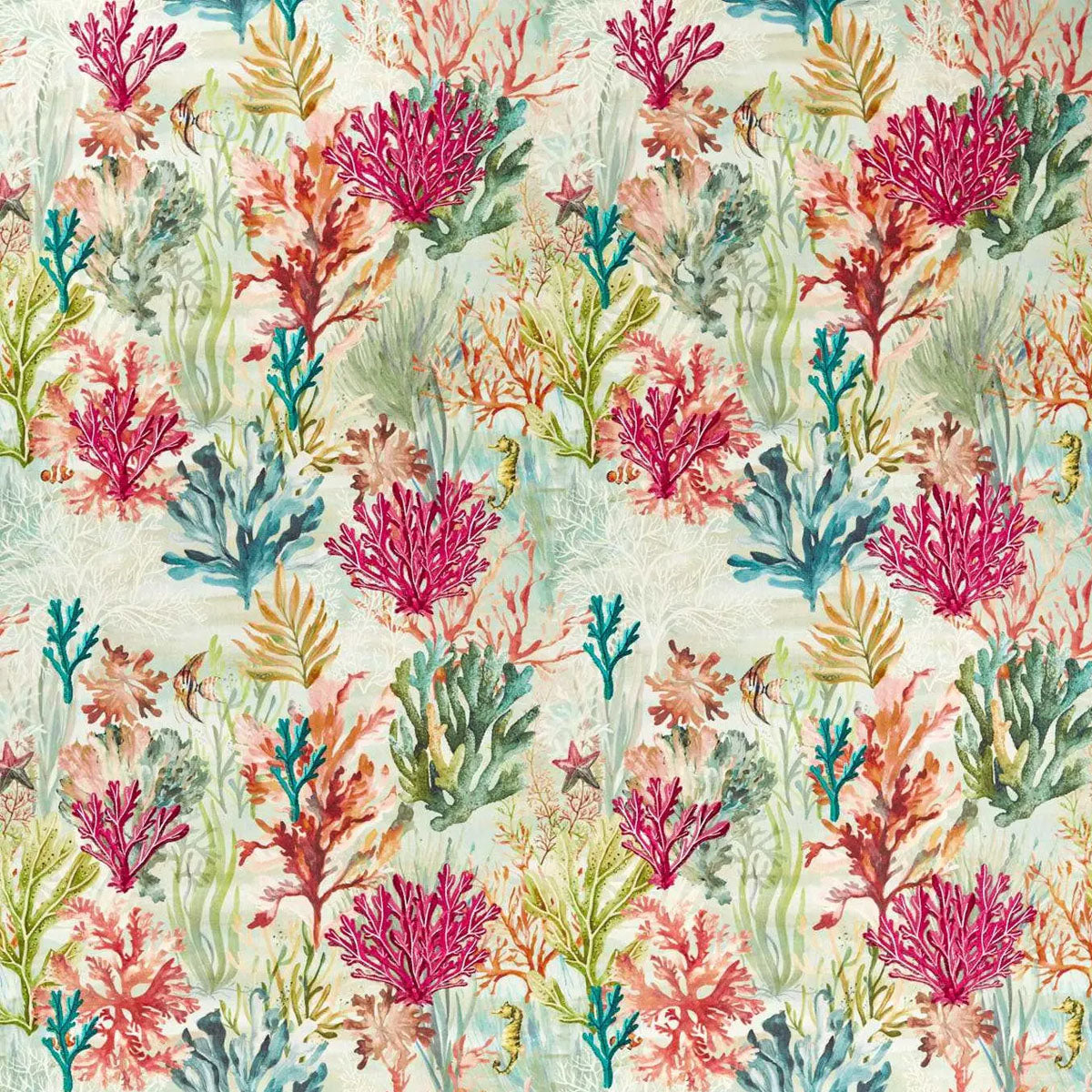 Oceana Print Fabric - Clarke & Clarke