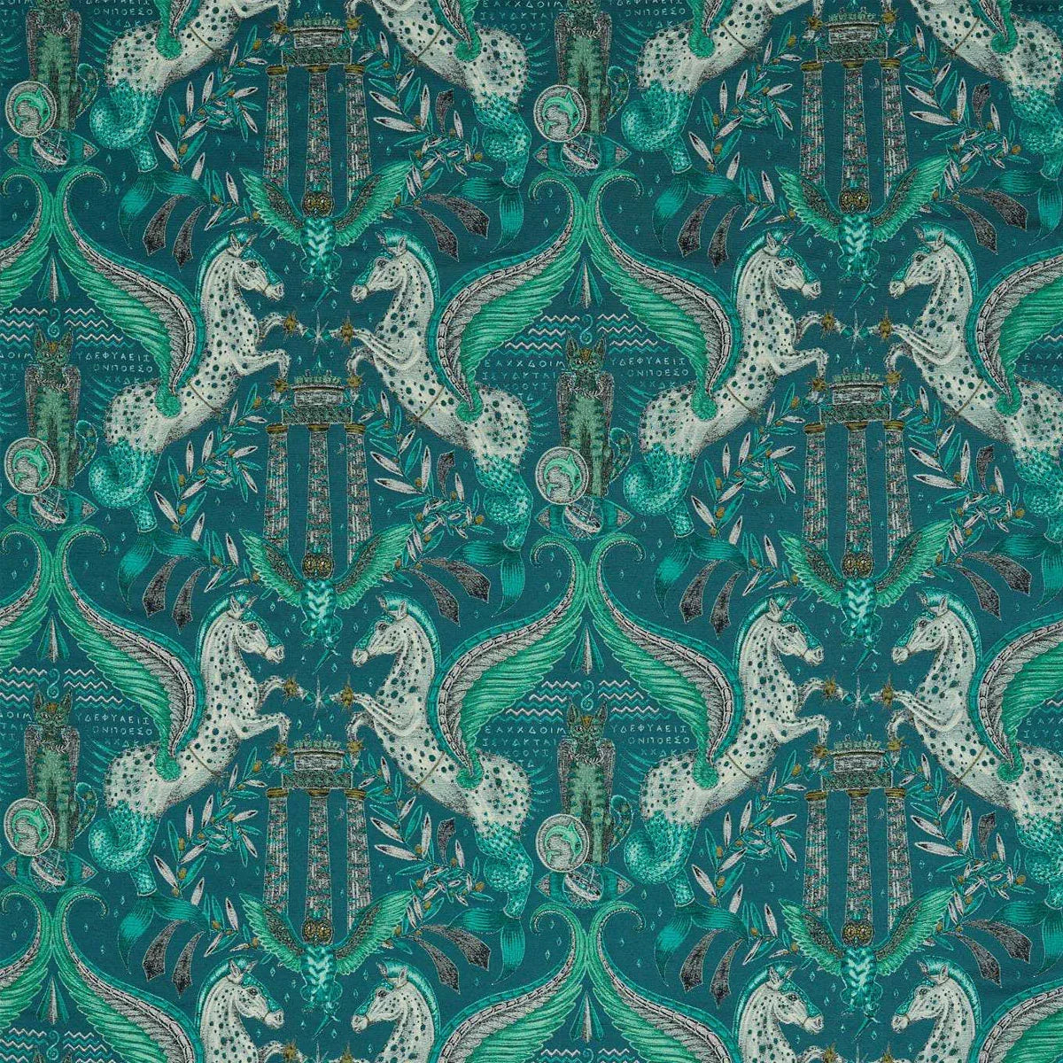 Odyssey Mythos Jacquard Fabric - Clarke & Clarke X Emma Shipley