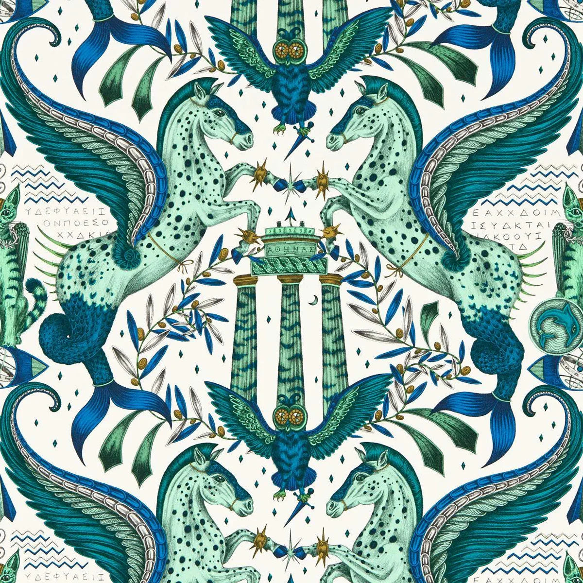 Odyssey Mythos Wallpaper - Clarke & Clarke X Emma Shipley
