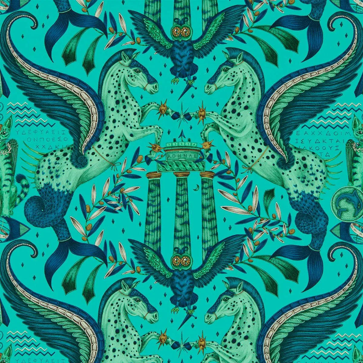 Odyssey Mythos Wallpaper - Clarke & Clarke X Emma Shipley