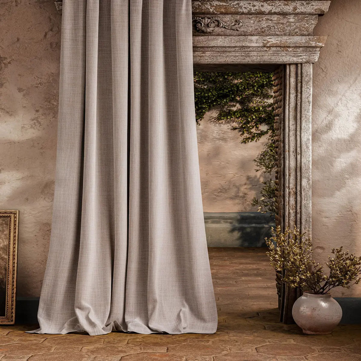 Orchard Grosgrain Indoor Outdoor Fabric - Zoffany X Michael S. Smith