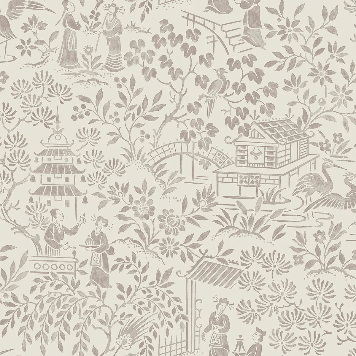 Oriental Garden Wallpaper - Borastapeter