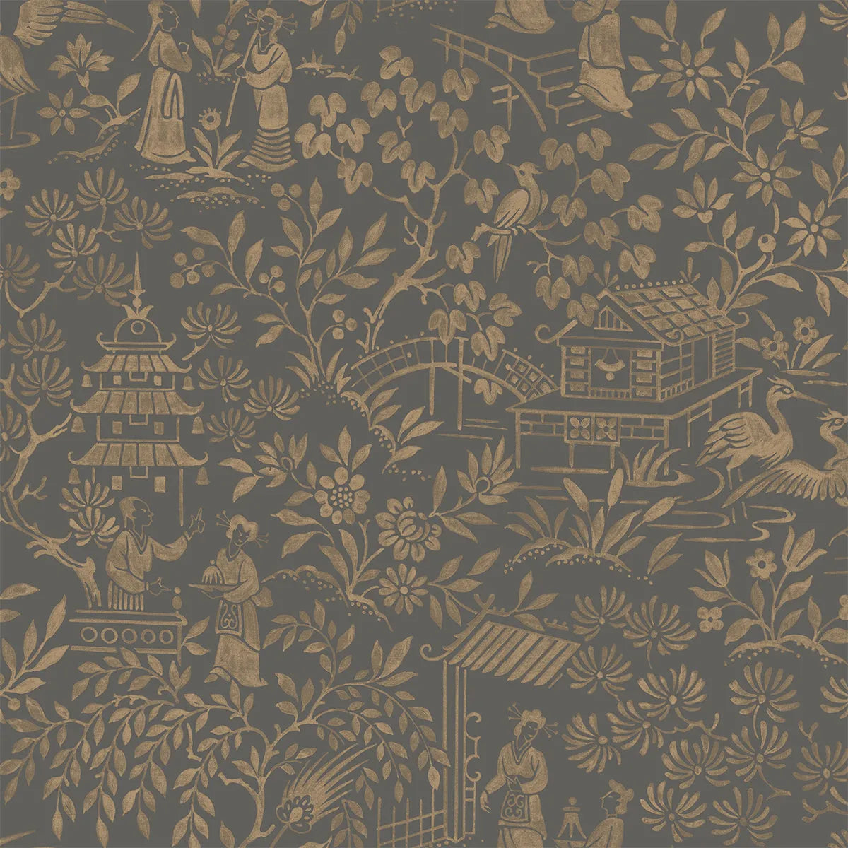 Oriental Garden Wallpaper - Borastapeter