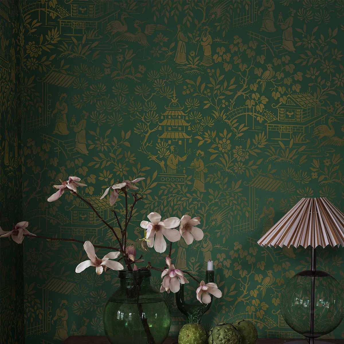 Oriental Garden Wallpaper - Borastapeter