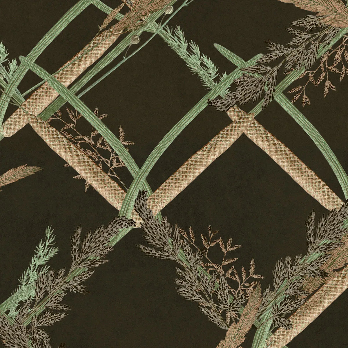 Ornamental Reed Wallpaper - Mind The Gap