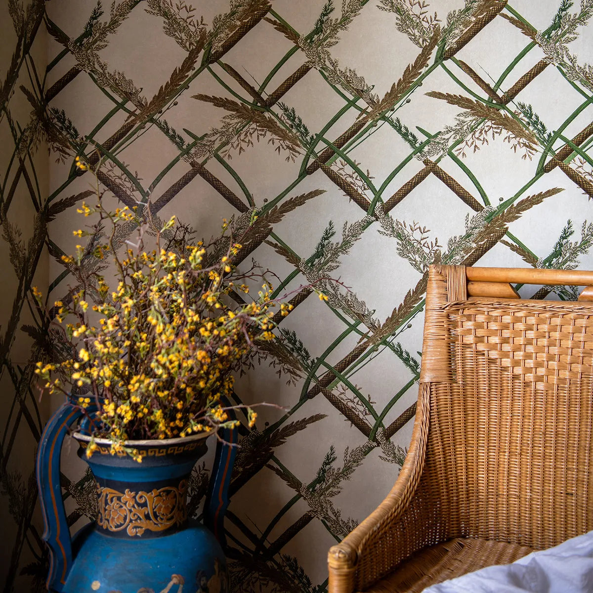 Ornamental Reed Wallpaper - Mind The Gap