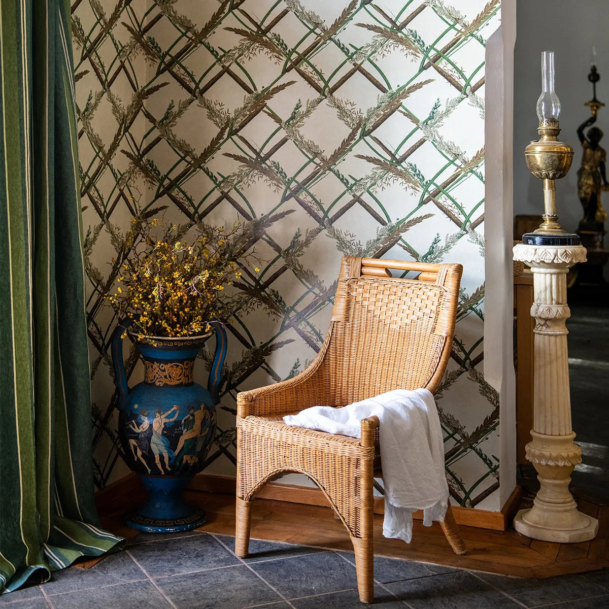 Ornamental Reed Wallpaper - Mind The Gap