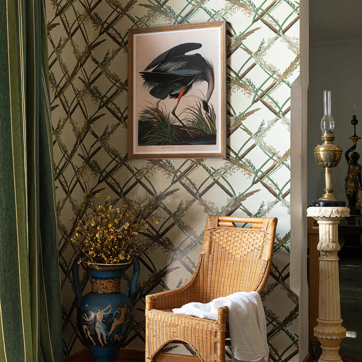 Ornamental Reed Wallpaper - Mind The Gap