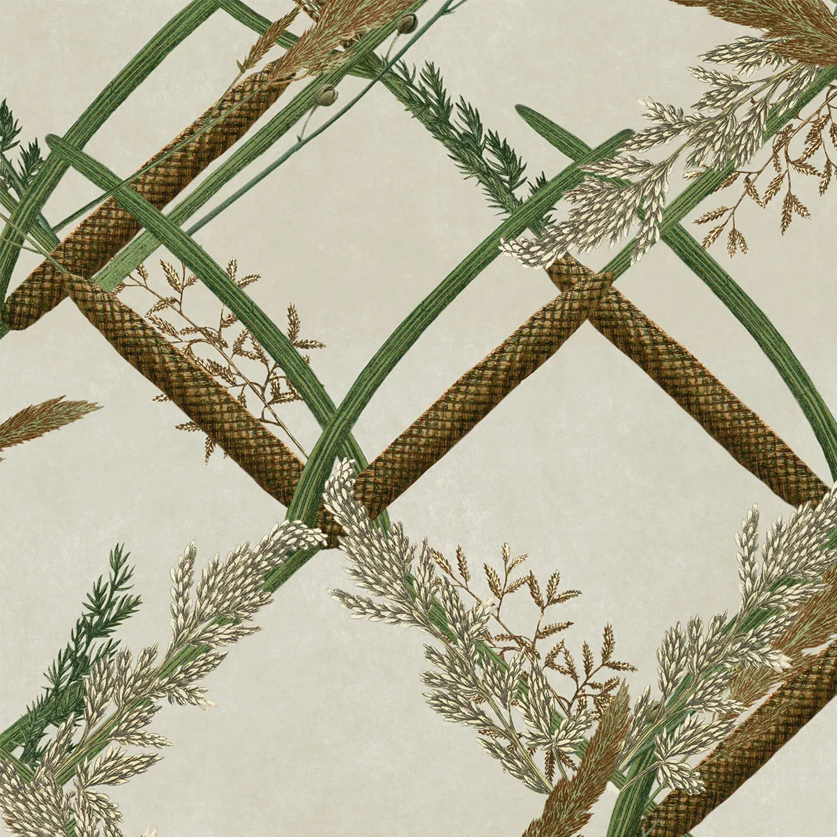 Ornamental Reed Wallpaper - Mind The Gap