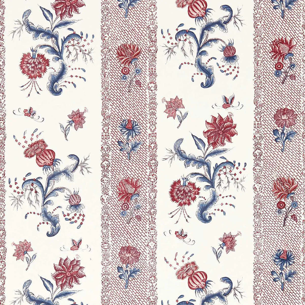 Papaver Stripe Wallpaper - Zoffany