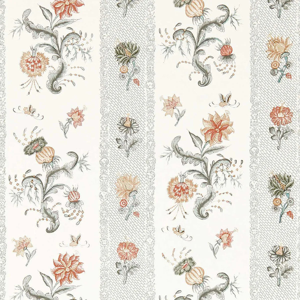 Papaver Stripe Wallpaper - Zoffany