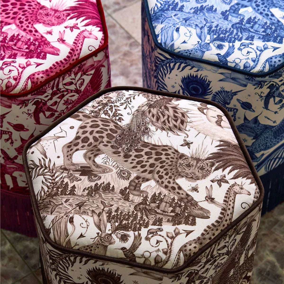 Paradise Lost Fabric - Clarke & Clarke X Emma Shipley