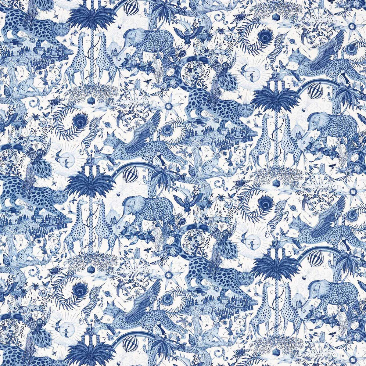 Paradise Lost Fabric - Clarke & Clarke X Emma Shipley