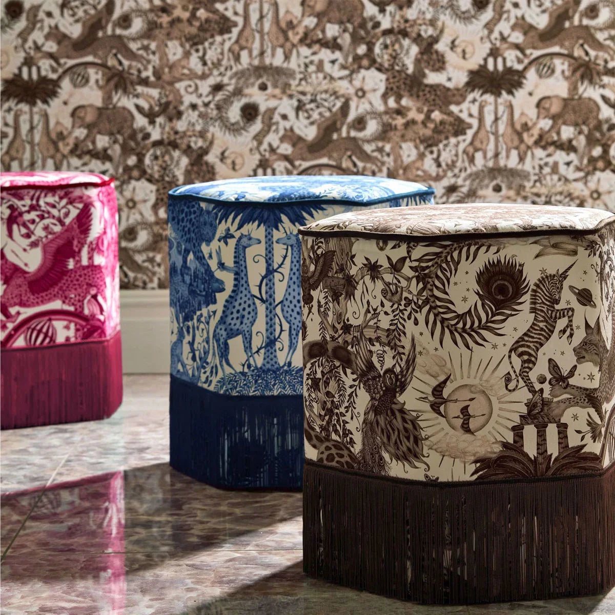 Paradise Lost Fabric - Clarke & Clarke X Emma Shipley