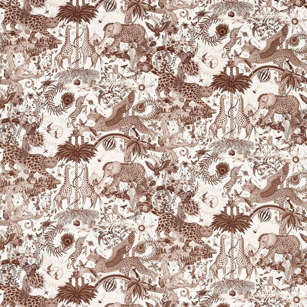Paradise Lost Fabric - Clarke & Clarke X Emma Shipley