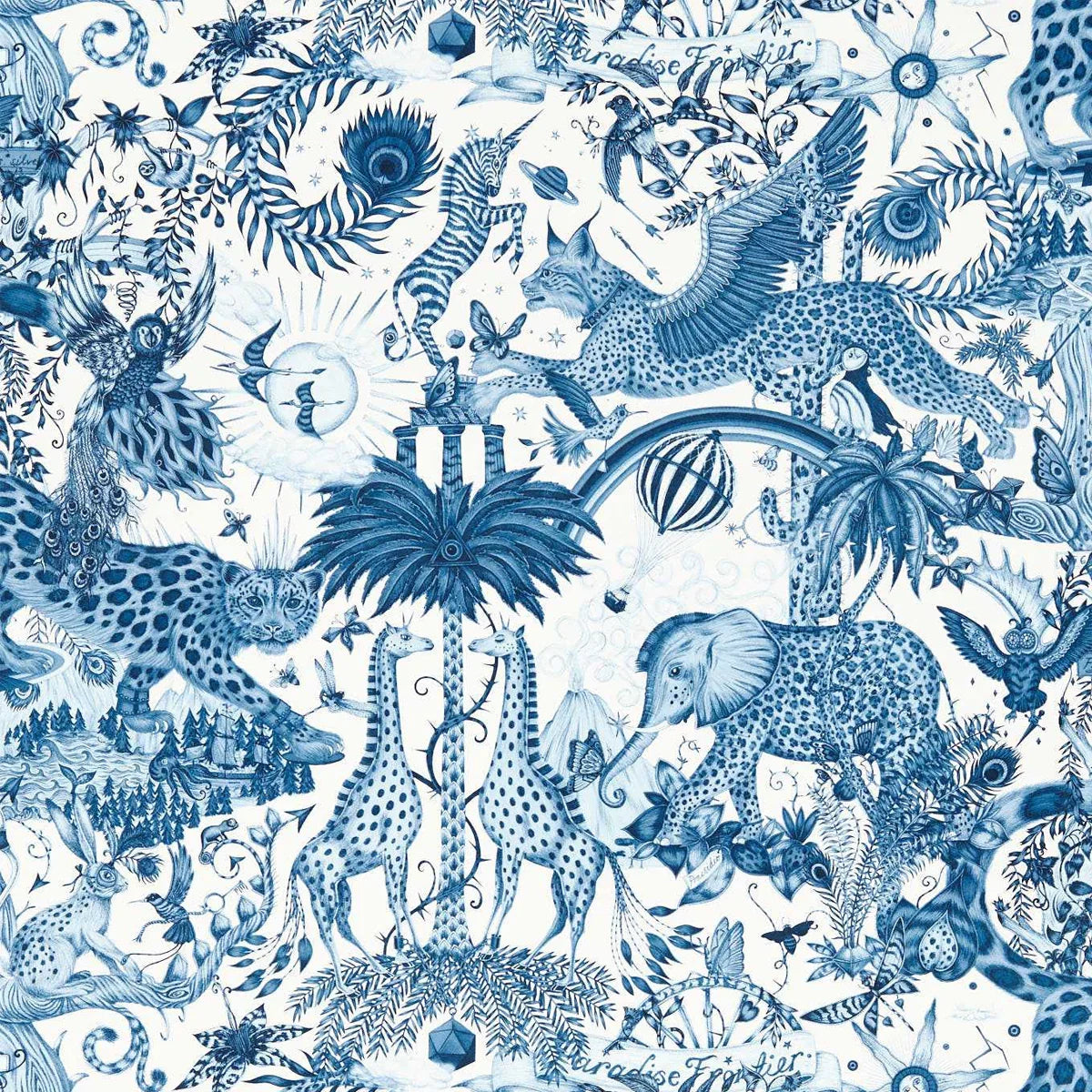 Paradise Lost Wallpaper - Clarke & Clarke X Emma Shipley