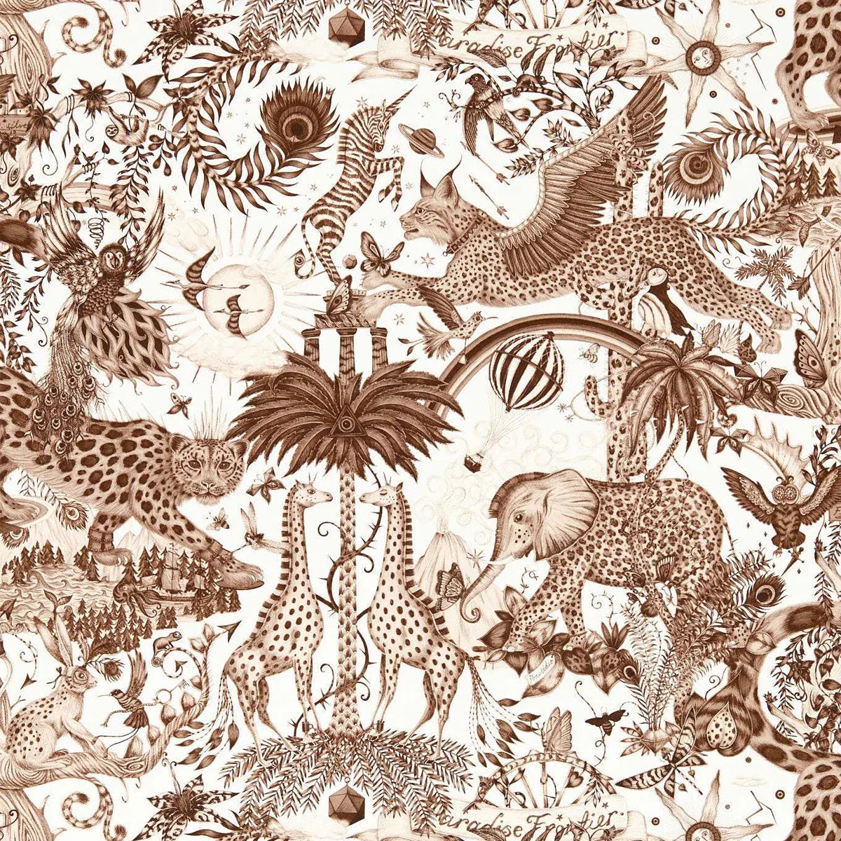Paradise Lost Wallpaper - Clarke & Clarke X Emma Shipley