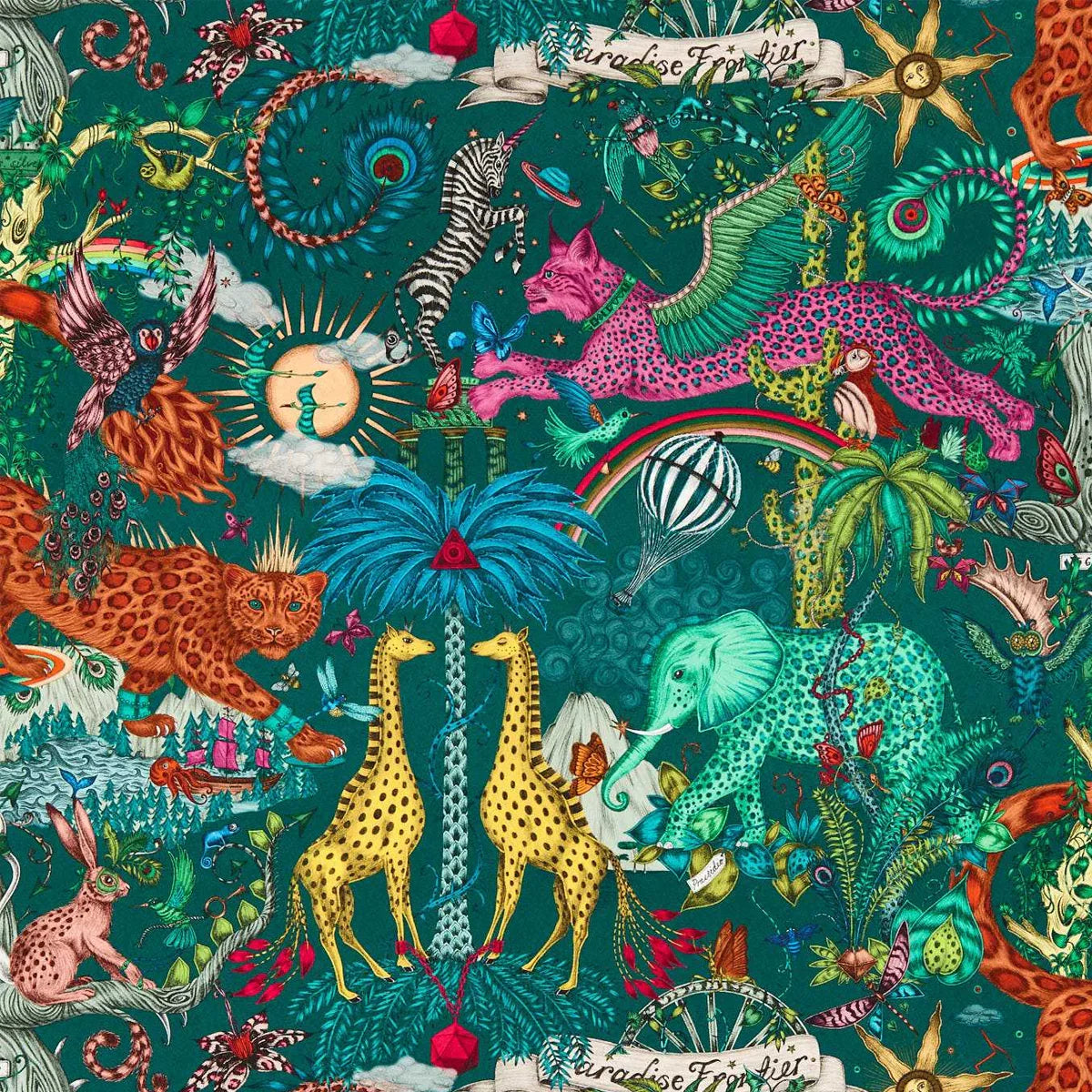 Paradise Lost Wallpaper - Clarke & Clarke X Emma Shipley
