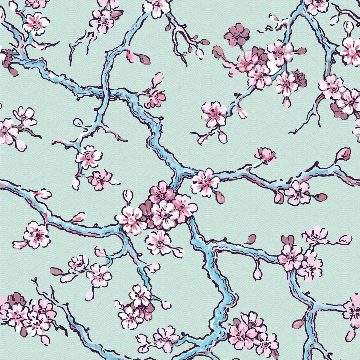 Paravent des Amandiers Wallpaper - Coordonne