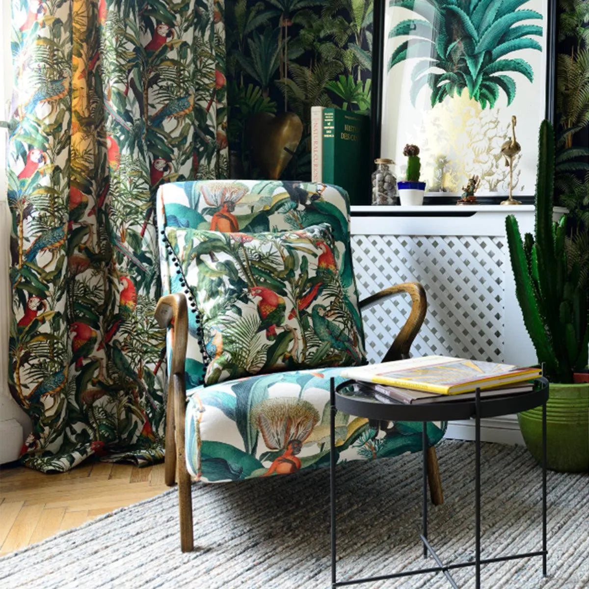 Parrots of Brasil Fabric - Mind The Gap