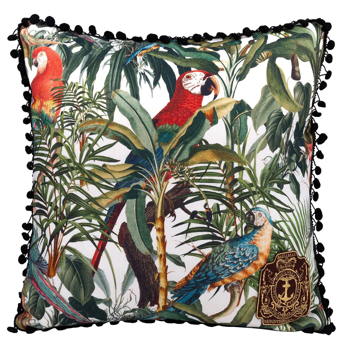 Parrots Of Brazil Cushion - Mind The Gap